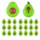 thumbnail image 2 of Pack 24 Mini Cúter Palta Retráctil Cortador Multiuso Oficina, 2 of 3