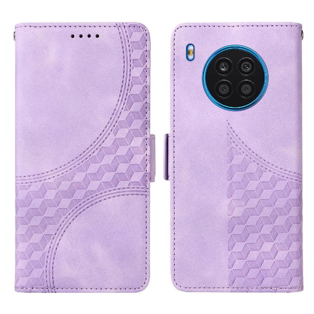 Carcasa FOXDOCK Honor 50 Lite de cuero PU, diseño acolchado clásico, protección contra caídas y rayones