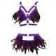 thumbnail image 1 of Sultry Feather Body Harness Belt - Hollow Out Cage Bra & Waist Bondage Harness Strap for Women - Sexy Lingerie & Underwear Accessories, 1 of 5