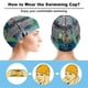 thumbnail image 3 of Mansión encantada Gorro de Natación de Licra, Gorro de Baño de Tela Cómoda, Gorro Elástico Antideslizante para Hombres, Mujeres y Niños, 3 of 6