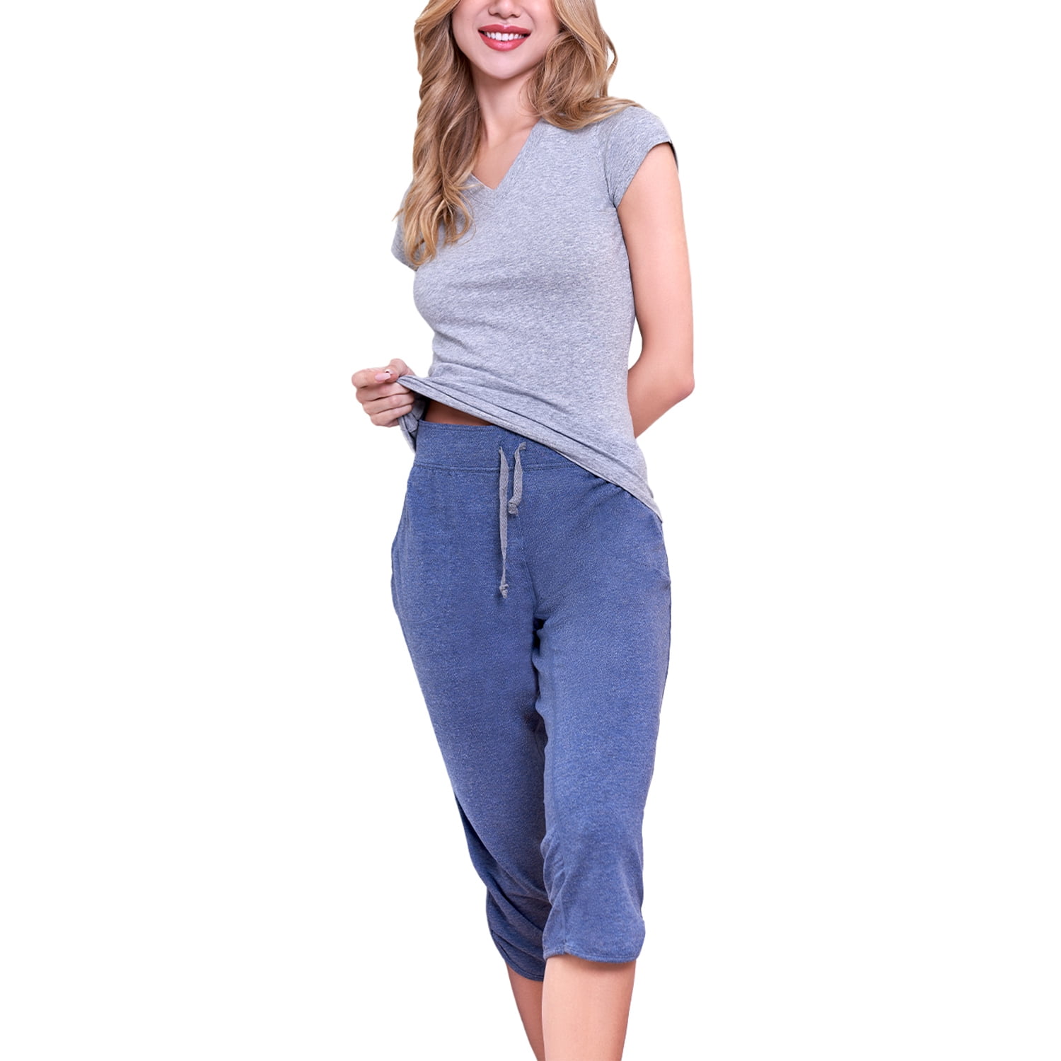 Baziani - Pijama Corto Mujer Melange M