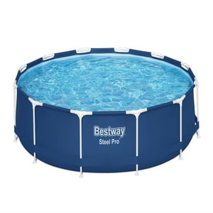 Piscina Bestway Redonda Steel Pro Con Filtro 3.66Mx76Cm Azul Azul Tamano Unico