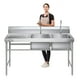 thumbnail image 2 of Lavafondos Doble Acero Inox. 150x60x90 cm. Secador izquierdo, 2 of 10
