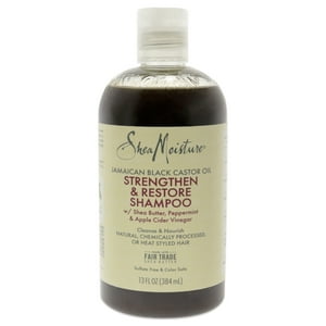 Shampoo Shea Moisture Aceite De Ricino Negro Jamaicano 384Ml Unisex