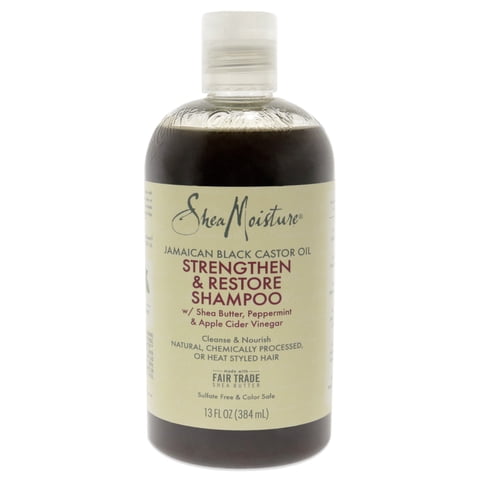 Shampoo Shea Moisture Aceite De Ricino Negro Jamaicano 384Ml Unisex