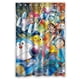 thumbnail image 1 of Cortina de ducha Doraemon, juego de cortina de baño con ganchos, tamaño 48 x 72 pulgadas, 1 of 3