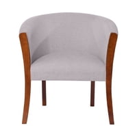 Latam Home - Sitial Dortmund Lino Gris Claro