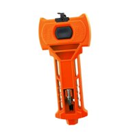 Bothyi - Kit De Instalación De Pestillo De Puerta, Herramienta De Embutir Profesional, Multifuncional Y Resistente, Color Naranja