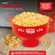 thumbnail image 4 of Recipiente para palomitas de maíz de microondas Stock Your Home de silicona, rojo, 3.5 L, 4 of 6