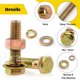 thumbnail image 3 of Kit de Pernos Hexagonales Fgruh 800 uds 1/4-20 a 1/2-13, 3 of 8