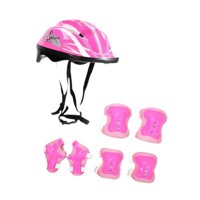 Ioensy - Casco De Bicicleta Para Niños, Portátil, Para Patinar, Deportes Al Aire Libre, Patinaje En Línea, Color Rosa