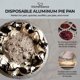thumbnail image 2 of Moldes para tartas KitchenDance, aluminio de profundidad media, 9 pulgadas, 500 unidades, 2 of 9