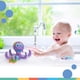 thumbnail image 2 of Juguete de pulpo flotante Nuby para baño de bebés mayores de 18 meses, color morado, 2 of 9