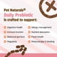 thumbnail image 3 of Probiotic Pet Naturals con sabor a pato para perros, 160 unidades masticables, 120 millones de CFU, 3 of 6