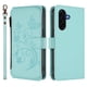 thumbnail image 2 of Funda Cartera Mariposa para [Samsung Galaxy A36 5G] con Soporte y Cremallera Verde menta, 2 of 6