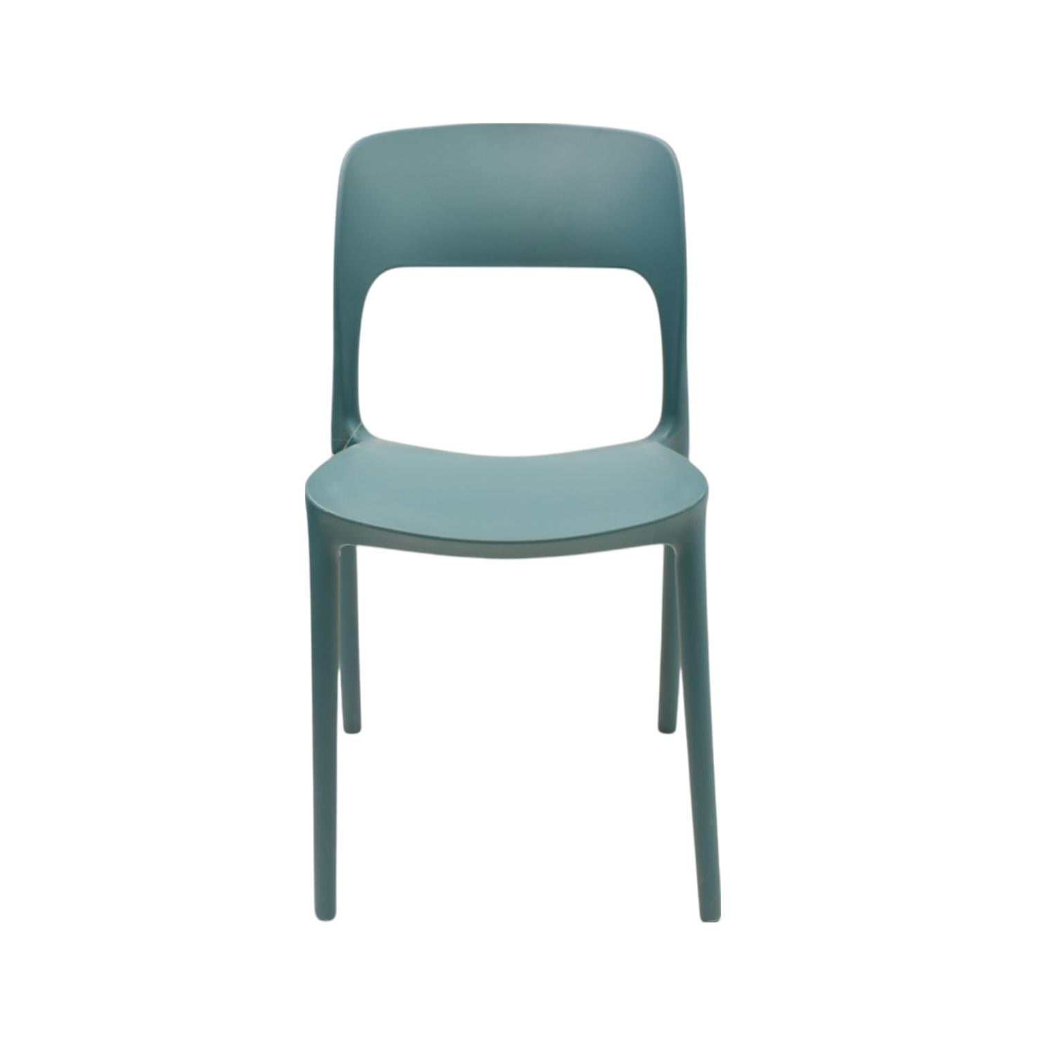 Silla Plástico Apilable Deco Nuremberg Azul Escandinavia Azul Unico