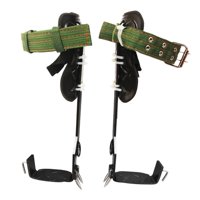 Magideal - De Para Trepar Árboles, De Árboles Para Trepar Recogiendo Pájaros Pedal Cinturón Seguro Para Pies Con Guantes Resistente A , 2 2 Dientes