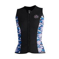 Ioensy - Chaleco Para Bucear De Neopreno Sin Mangas, Traje De Neopreno Para Mujer De 3Mm, Chaleco Para Bucear Con Cremallera De 3Mm Xl