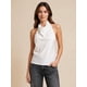 thumbnail image 1 of Blusa Top Halter De Satín Espalda Descubierta Elegante Mujer blanco Talla Única, 1 of 5