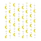 thumbnail image 1 of Guirnalda Bunting Banner Eid Mubarak Boda Brillante Decoración 4m Oro Plata, 1 of 5