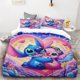 thumbnail image 1 of v1369 Bed Sheets Duvet Cover Stitch Angel Love Background One Quilt Cover Two Pillowcases Single Double Queen King Size No Filling Inside 3-Piece Bedding Set (1 Duvet Cover + 2 Pillow Shams) Bed Sheet, 1 of 5