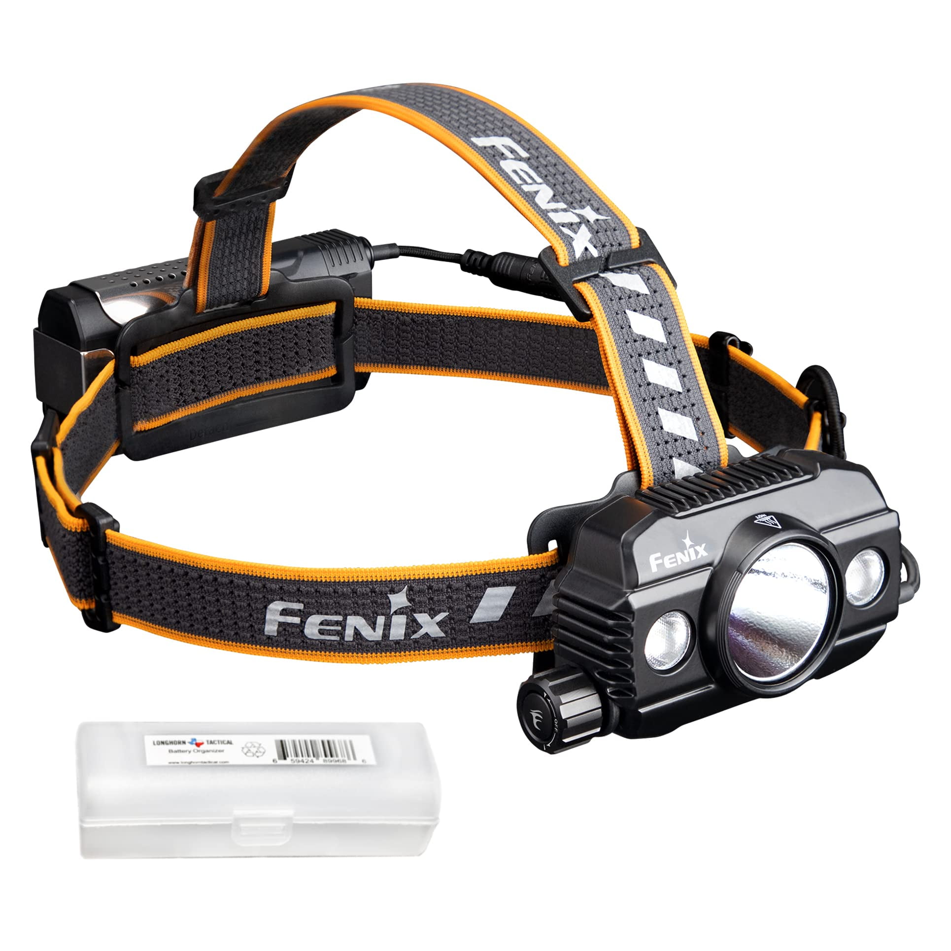 Linterna Frontal Fenix Hp30r V2.0, 3000 Lúmenes, Recargable, Negra