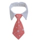 thumbnail image 1 of Piezas Pajarita ajustable para mascota a cuadros negra y roja para mascota, esmoquin formal, corbata de disfraz, collar para cachorro, 1 of 5
