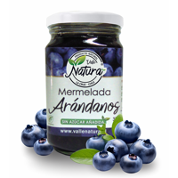 Valle Natura - Mermelada De Arándanos Sin Azúcar Añadida