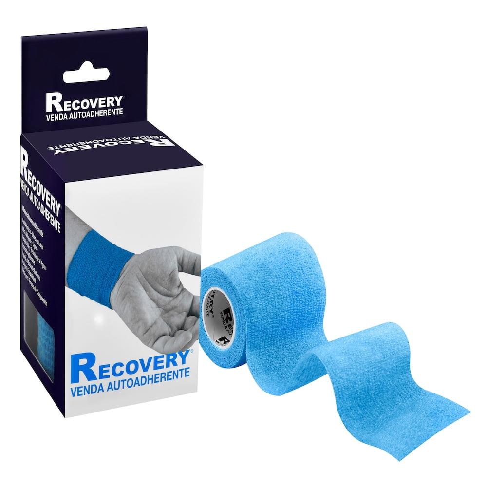 Venda Autoadherente Recovery Azul 7,5cm X 4,5mt
