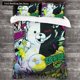 thumbnail image 1 of Cartoons Danganronpa Monokuma Bedding Set Twin Full Size Bed Set Adult Kid Bedroom Duvet cover Sets Bed Sheets, 1 of 5