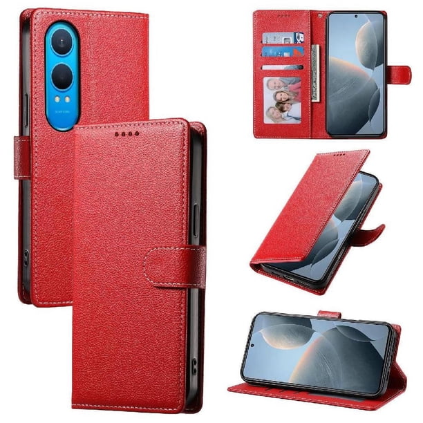 Funda para FOXDOCK OnePlus Nord CE 4 Lite 5G– Cuero Premium, 3 ranuras para tarjetas, Protección contra impactos