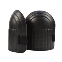 Magideal - Almohadillas Para Rodillas De Jardinería Espuma Eva Protección Duradera Para Reparaciones De Autos Cintas Ajustables - Accesorios Prácticos Negro