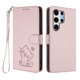 thumbnail image 1 of Carcasa Billetera de Cuero Sintético para Samsung Galaxy S25 Ultra, Rosa, 1 of 6