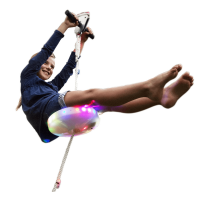 Kit Tirolesa 30,5 M Con Freno Slackers Riderz Zipline 100 Ft. W/ Spring Brake