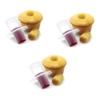 Genérico - X3 Saca Bocado Para Cupcake Descorazonador Ahuecador Cupcake