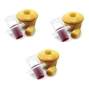 Genérico - X3 Saca Bocado Para Cupcake Descorazonador Ahuecador Cupcake