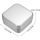 thumbnail image 2 of Xiao Hua Caja de Jabón de Aluminio, Caja de Jabón de Viaje de Hierro Vacía de 2 Piezas, Caja Contenedor de Jabón, con Tapa de Filtro de Drenaje, Adecuada para Acampar y Actividades Al Aire Libre, 2 of 4