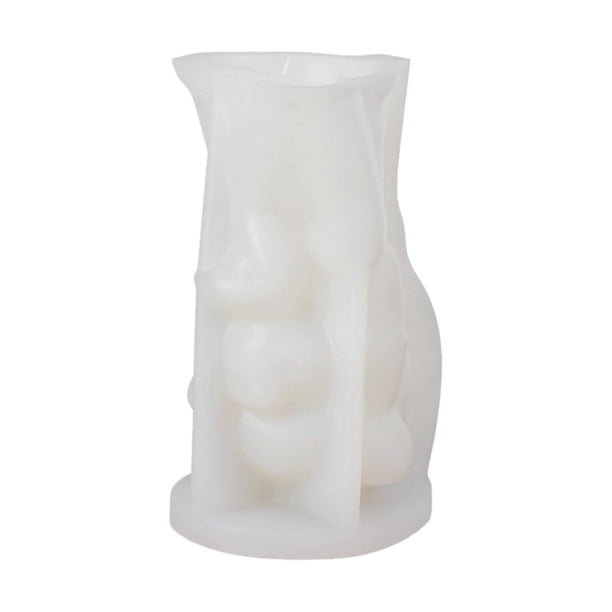 Molde de vela para niña, decoración de velas, molde de jabón artesanal, herramienta de fabricación hecha a mano, molde de resina para joyería para niñ