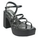 thumbnail image 3 of Sandalia Via Marte Mujer 23-11103 V Preto Casual, 3 of 5