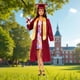thumbnail image 2 of Muñeca moderna con los deseos de graduación exclusivos de Barbie con bata, 2 of 6