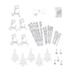 thumbnail image 5 of Borde De Decoración De árbol De Navidad, Colgante Falso Para Vacaciones, Decoración De Fiesta De A?o Nuevo, Estilo B, 5 of 5