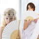 thumbnail image 3 of Folding Hand Fan,11Pcs [DIY Papel Fans] White Folding Hand Fans para mujeres Folding,Gifts,Dancing Partey Potátil Hand Fan,Home Decoation, 3 of 7