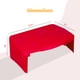 thumbnail image 3 of Mesa portátil plegable para regazo con compartimentos de almacenamiento, roja, 3 of 8