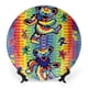 thumbnail image 1 of Osos bailarines Plato decorativo de porcelana fina (bone china), plato decorativo de cerámica para hogar, oficina, soporte de pared, platos decorativos para dormitorio - 6 pulgadas (15 cm), 1 of 6
