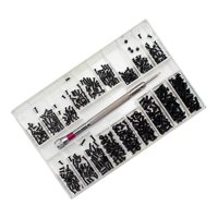 Ioensy - Juego De Microtornillos, Herramienta De Reparación De Repuesto, Pequeña Para Gafas De Reloj, Estilo Electrónico D