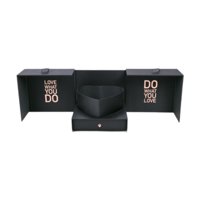 Bothyi - Caja De Flores Vacía, Regalo De San Valentín Para Fiestas, Decoraciones De Regalo Diy, Negro