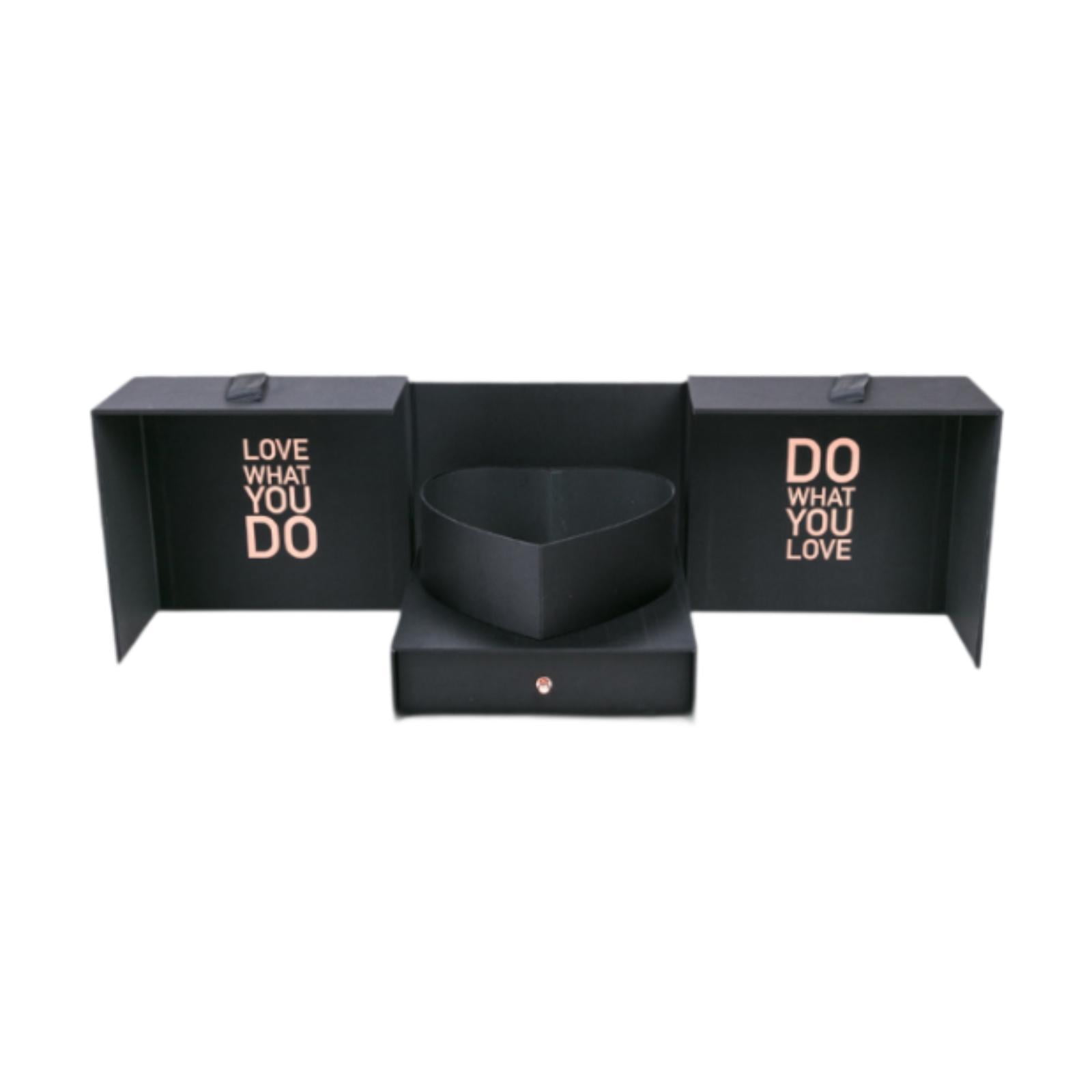 Bothyi - Caja De Flores Vacía, Regalo De San Valentín Para Fiestas, Decoraciones De Regalo Diy, Negro