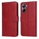 thumbnail image 1 of Funda Billetera para Realme 10 4G con Porta Tarjetas y Soporte Ajustable Rojo, 1 of 5