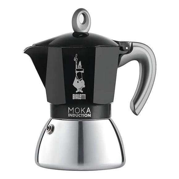 Cafetera Bialetti Moka Induction Automática Negra Italiana