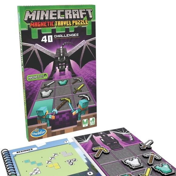 Juego de rompecabezas ThinkFun Minecraft Magnetic Travel 8+ Years